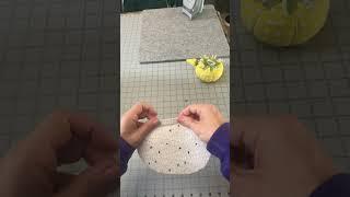 Pumpkin coaster | sewing tutorial