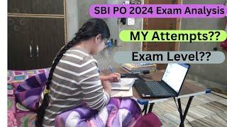 SBI PO 2024 Exam Analysis . My Attempts?? #sbipo2024 #sbipo2025 #sbipoexam #sbipo