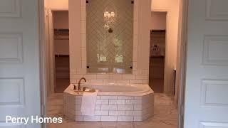 North Grove Community | Perry Homes | Model Home | Master Bathroom | Living in Magnolia