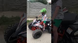 Kayo AT 110 first time quad , 4 years old #offroad #quad #4yearsold