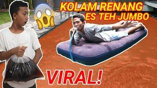 ARIK BERENANG DIKOLAM ES TEH JUMBO VIRAL TIKTOK, BIKIN ESMOSI ! | Mikael TubeHD