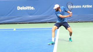 Reilly Opelka Backhand Technique [Slow Motion]