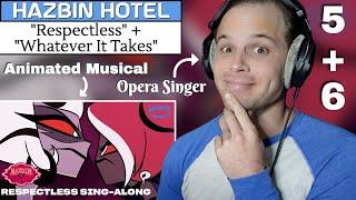 ATTITUDE OFF THE CHARTS. Opera Singer REACTION | Respectless + Whatever It Takes | HAZBIN HOTEL