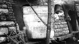 Miners dwell in idle coke ovens in Uniontown, Pennsylvania and Franklin Roosevelt...HD Stock Footage