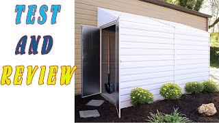 TEST AND REVIEW: Arrow Yardsaver Compact Galvanized Steel Storage Shed with Pent Roof, 4' x 10'