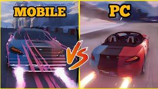 ASPHALT UNITE MOBILE VS PC GRAPHICS COMPARISON