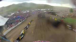 Thunder Valley 450 Moto 1: GoPro Footage of James Stewart Crash