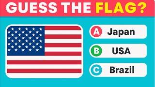 Guess the Flag Quiz  | Can You Identify All 40 Country Flags?