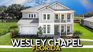 Tour A New BEAUTIFUL Tampa Home For Sale | Wesley Chapel Florida | New Homes In Tampa