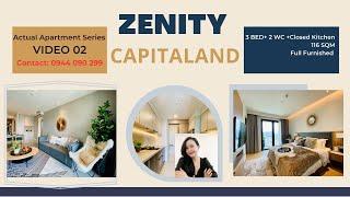 ZENITY CAPITALAND - 3BED - 116 SQM - FOR SALES - 0944.090.299 #linhcaohomes #zenity #capitaland