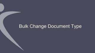 infoXpert eDRMS - Bulk Change Document Type