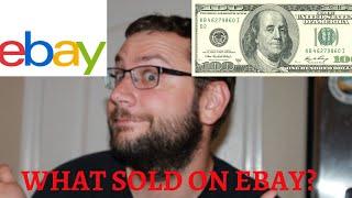 WHAT SOLD ON EBAY IN APRIL revenue sales from a part timer ebay seller