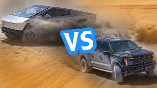 Cybertruck vs Raptor R: Ultimate Off-Road Duel