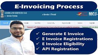 Generate E Invoice | E Invoice Registrations | E Invoice Eligibility | API Registration