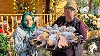 Grandma Rose Cooking Delicious Quail Pilaf | Rural Life