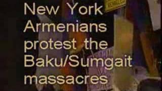 Violent men subjected to a procedure when boys attack old female Armenians in Baku  - Sumgait. (Why?