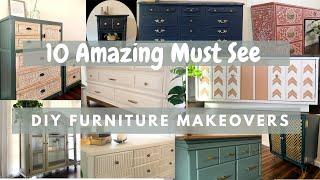 10 Amazing Furniture Makeovers | DIY Furniture Flip