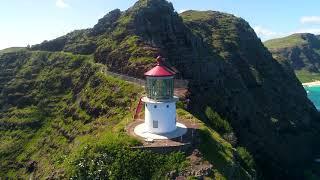 Makapu'u Beach and Lighthouse, Oahu in 4K