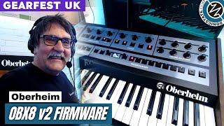 GearFest-UK24: Oberheim OB-X8 Firmware 2.0 Update