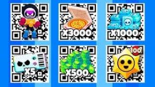 FREE!  PIZZA SLICES!  BRAWAL STARS QR CODE & GIFTS 2025