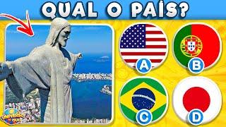 Adivinhe os PAÍSES pelos Monumentos e Pontos Turísticos ️️