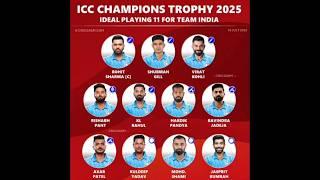 2025 champions trophy india squad #cricket #viralvideo #shorts #trendingshorts #youtubeshorts #like