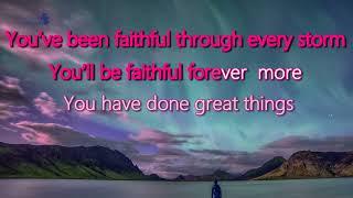 Great things - Phil Wickham | Karaoke version | Worship Heaven fellowship |