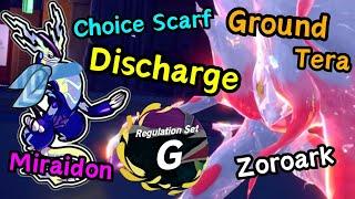 Choice Scarf Miraidon and Zoroark! Pokemon VGC Competitive Reg G Battle