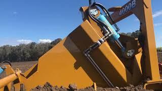 Bowl and Eject Hydraulic Operation on a TOOMEY 4000B Scraper.