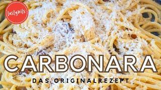 Das Original Spaghetti Carbonara REZEPT aus nur 4 Zutaten!