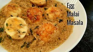 Egg Malai Masala Recipe | Egg Malai Curry | by Delhi Cookbook