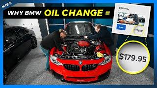 This is why BMW dealerships CHARGE SO MUCH for an OIL CHANGE 