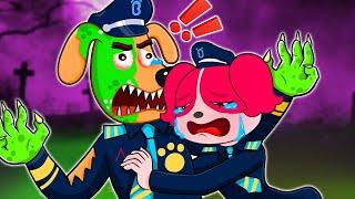 Papillon, Let Go of Labrador! He’s Turned into a Zombie! | Funny Story | Sheriff Labrador Animation