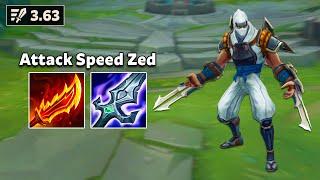 FULL ATTACK SPEED ZED IS ACTUALLY BUSTED