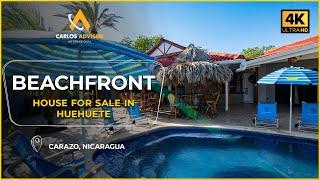  BEACHFRONT HOUSE for Sale in Huehuete, Carazo | Nicaragua Real Estate