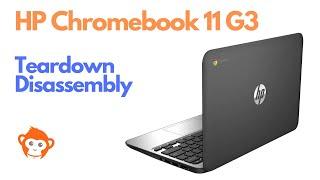 Teardown / Disassembly - HP Chromebook 11 Laptop Computer