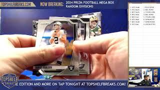 2024 Panini Prizm Football Mega Box Random Divisions Break | Top Shelf Breaks | 3/12/25