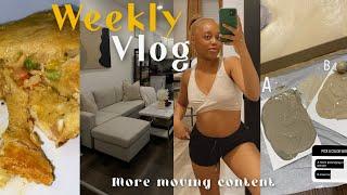 WEEKLY VLOG! I BROUGHT MY FIRST COUCH FOR MY NEW APARTMENT, GROCERY SHOPPING, COOK WITH ME & MORE