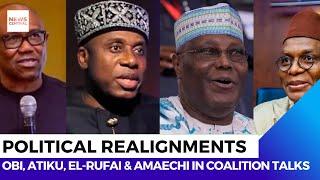 Political Realignments: Peter Obi, Atiku, El-Rufai, and Amaechi in Coalition Talks