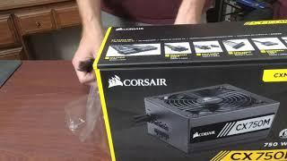 Corsair CX750M Power Supply Unboxing. Simple yet Powerful!