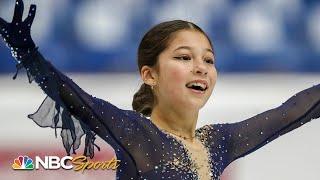 14 year old Alysa Liu takes silver at Junior Grand Prix Final | NBC Sports