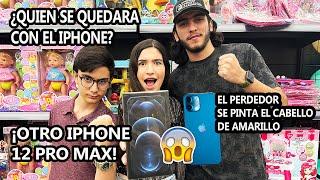 ESCONDÍ UN IPHONE 12 PRO MAXel que lo encuentre se lo queda // EL PERDEDOR SE PINTA EL CABELLO