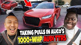 Taking Pulls in One of New York's Fastest Audi TTRS! Over 1000+Whp