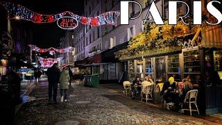 [PARIS 4K]  WALK IN PARIS "RUE CLER NIGHT WALK" (EDITED VERSION) 11/JANUARY/2023