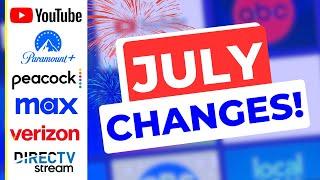 Big Streaming Changes for July 2024!