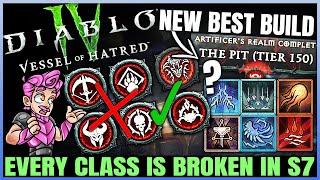 Diablo 4 - New Best Class in Season 7 - Class Power Ranking & Best Build Guide - PTR Breakdown!