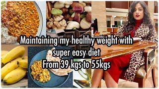 WHAT I EAT IN A DAY | Current Diet Routine   | How I Gained Weight & Maintaining It |Nidhi Chaudhary