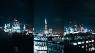 LONDON STREET PHOTOGRAPHY POV - NIGHT ROOFTOP