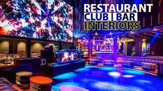 Led Display Video Wall Interior Design Ideas For Restaurant | Sports Bar | Nightclub