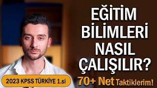 Eğitim Bilimlerinde 43 Netten 72,5 Nete Nasıl Çıktım? (Hoca ve Kaynak Önerisi, Stratejilerim)